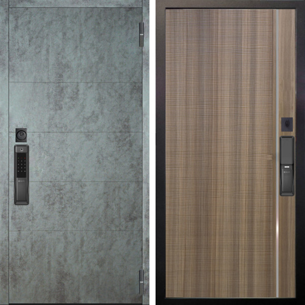 Входная дверь Аргус SMART Агат Темный бетон + Гауда Керамика