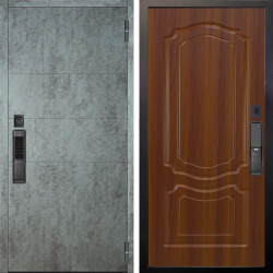 Входная дверь Аргус SMART Агат Темный бетон + Мишель Дуб рустикальный