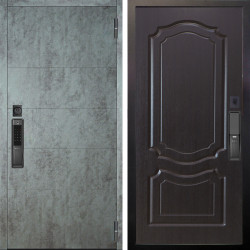 Входная дверь Аргус SMART Агат Темный бетон + Мишель Венге