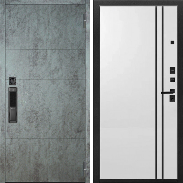 Входная дверь Аргус SMART Агат Темный бетон + нора 4