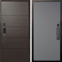 Входная дверь Аргус SMART Агат Венге горизонт + Элегант Силк маус