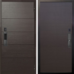 Входная дверь Аргус SMART Агат Венге горизонт + Элегант Венге горизонт