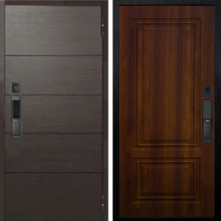 Входная дверь Аргус SMART Агат Венге горизонт + Элион Дуб рустикальный