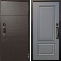 Входная дверь Аргус SMART Агат Венге горизонт + Элион Силк маус