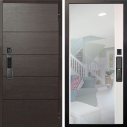 Входная дверь Аргус SMART Агат Венге горизонт + Магнум Софт милк