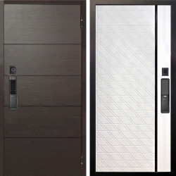 Входная дверь Аргус SMART Агат Венге горизонт + Тори Софт милк