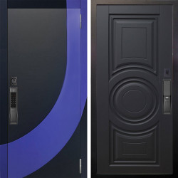 Входная дверь Аргус SMART Арабис Черный софт вставка Very Pery + Могадиш Черный софт.jpg