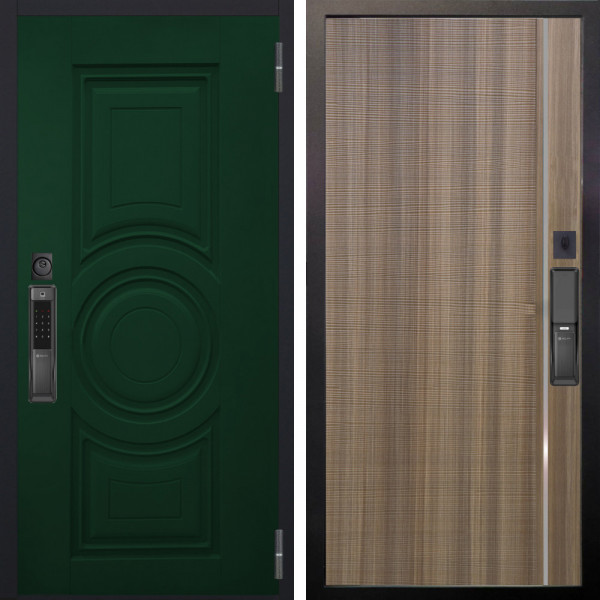 Входная дверь Аргус SMART Бенадир ral 6005 + Гауда Керамика