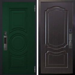 Входная дверь Аргус SMART Бенадир ral 6005 + Мишель Венге