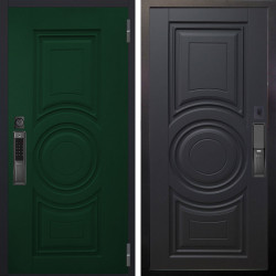 Входная дверь Аргус SMART Бенадир ral 6005 + Могадиш Черный софт.jpg