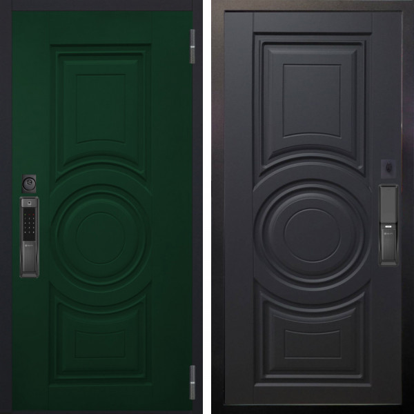 Входная дверь Аргус SMART Бенадир ral 6005 + Могадиш Черный софт.jpg