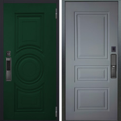 Входная дверь Аргус SMART Бенадир ral 6005 + Скиф Силк маус
