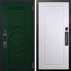 Входная дверь Аргус SMART Бенадир ral 6005 + Тревор Софт милк