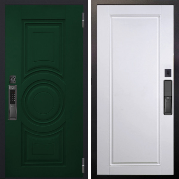 Входная дверь Аргус SMART Бенадир ral 6005 + Тревор Софт милк