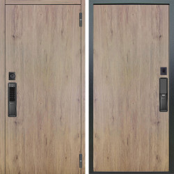 Входная дверь Аргус SMART Элегант Рустик соломенный + Элегант Рустик соломенный