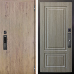 Входная дверь Аргус SMART Элегант Рустик соломенный + Элион Дуб филадельфия крем
