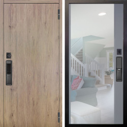 Входная дверь Аргус SMART Элегант Рустик соломенный + Магнум Силк маус