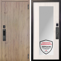 Входная дверь Аргус SMART Элегант Рустик соломенный + Милли Ларче светлый