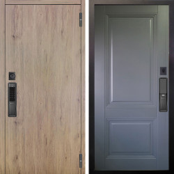 Входная дверь Аргус SMART Элегант Рустик соломенный + Соло Антрацит