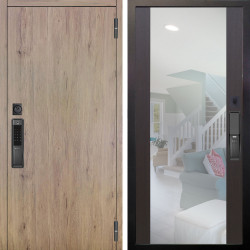 Входная дверь Аргус SMART Элегант Рустик соломенный + Вояж Венге