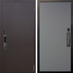 Входная дверь Аргус SMART Элегант Венге горизонт + Элегант Силк маус