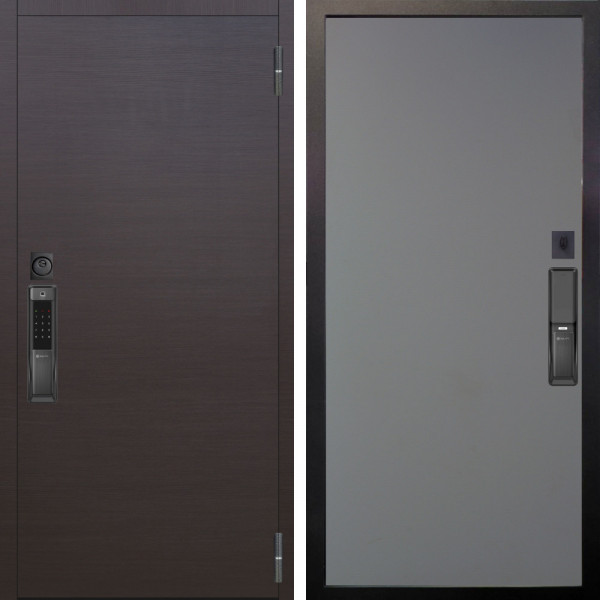 Входная дверь Аргус SMART Элегант Венге горизонт + Элегант Силк маус