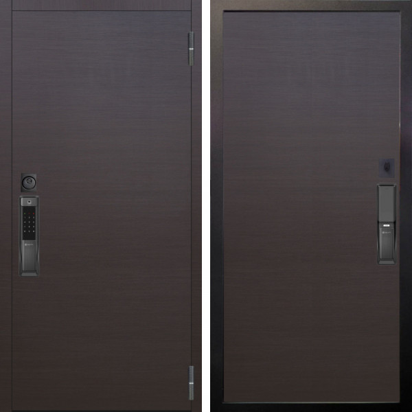 Входная дверь Аргус SMART Элегант Венге горизонт + Элегант Венге горизонт