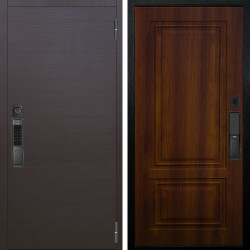 Входная дверь Аргус SMART Элегант Венге горизонт + Элион Дуб рустикальный