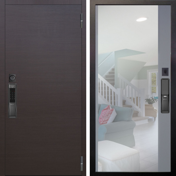 Входная дверь Аргус SMART Элегант Венге горизонт + Магнум Силк маус