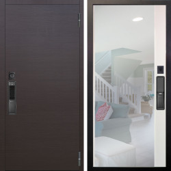 Входная дверь Аргус SMART Элегант Венге горизонт + Магнум Софт милк