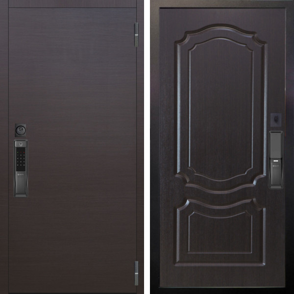 Входная дверь Аргус SMART Элегант Венге горизонт + Мишель Венге