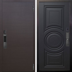 Входная дверь Аргус SMART Элегант Венге горизонт + Могадиш Черный софт.jpg
