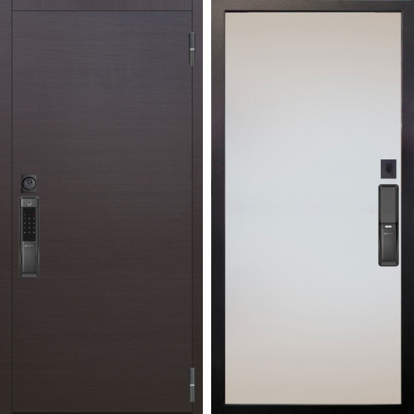 Входная дверь Аргус SMART Элегант Венге горизонт + Под покраску