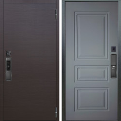 Входная дверь Аргус SMART Элегант Венге горизонт + Скиф Силк маус