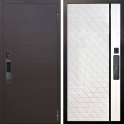 Входная дверь Аргус SMART Элегант Венге горизонт + Тори Софт милк