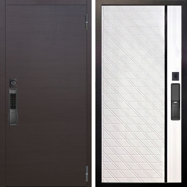 Входная дверь Аргус SMART Элегант Венге горизонт + Тори Софт милк