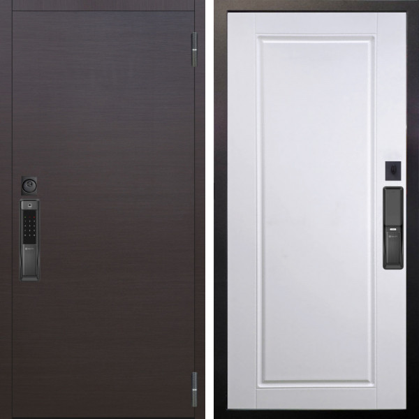 Входная дверь Аргус SMART Элегант Венге горизонт + Тревор Софт милк