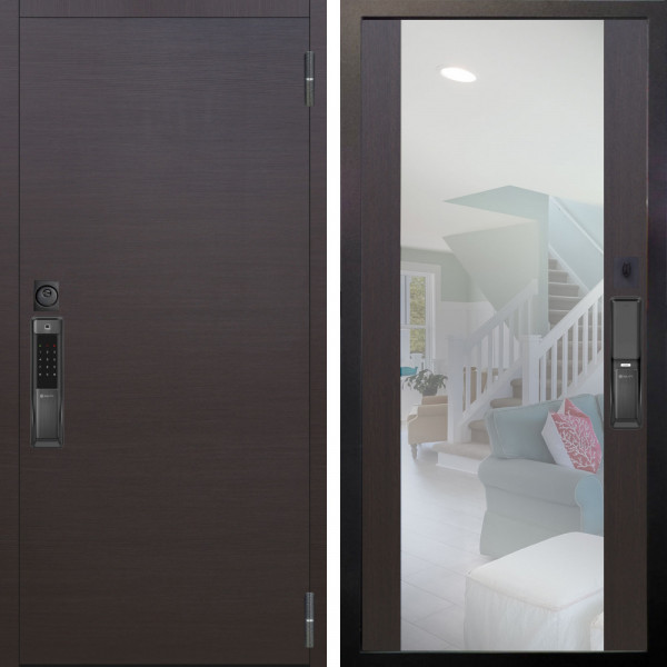 Входная дверь Аргус SMART Элегант Венге горизонт + Вояж Венге