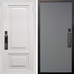 Входная дверь Аргус SMART элион вмр белый + Элегант Силк маус