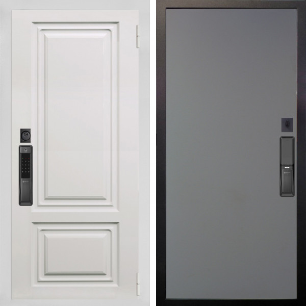 Входная дверь Аргус SMART элион вмр белый + Элегант Силк маус