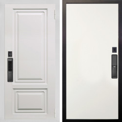 Входная дверь Аргус SMART элион вмр белый + Элегант Софт милк