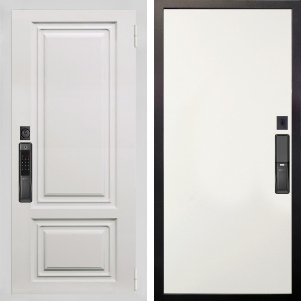 Входная дверь Аргус SMART элион вмр белый + Элегант Софт милк