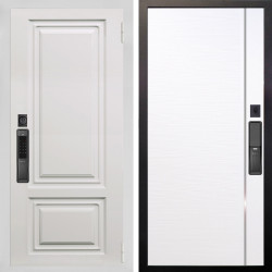 Входная дверь Аргус SMART элион вмр белый + Гауда Роял вуд белый