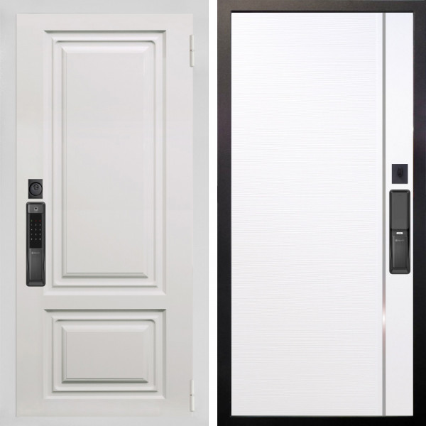 Входная дверь Аргус SMART элион вмр белый + Гауда Роял вуд белый