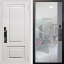 Входная дверь Аргус SMART элион вмр белый + Магнум Силк маус