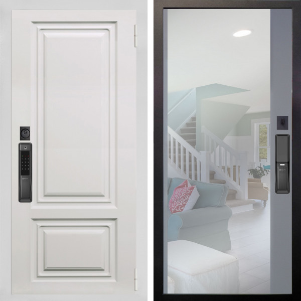 Входная дверь Аргус SMART элион вмр белый + Магнум Силк маус