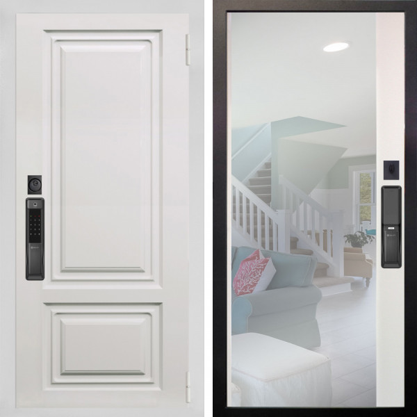 Входная дверь Аргус SMART элион вмр белый + Магнум Софт милк