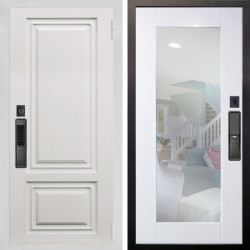 Входная дверь Аргус SMART элион вмр белый + Милли Роял вуд белый