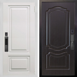 Входная дверь Аргус SMART элион вмр белый + Мишель Венге