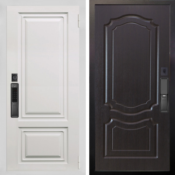 Входная дверь Аргус SMART элион вмр белый + Мишель Венге